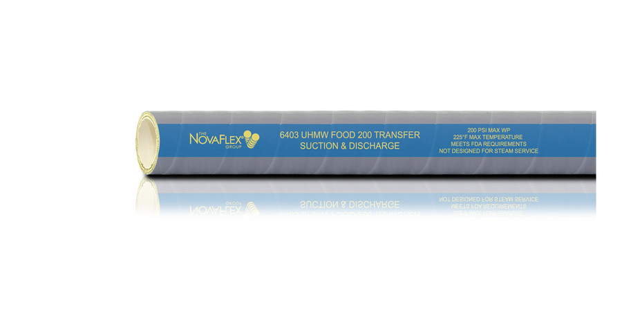 NovaFlex 6403 UHMW Food Suction & Discharge Hose 2"ID (Quantity = Ft. Length)