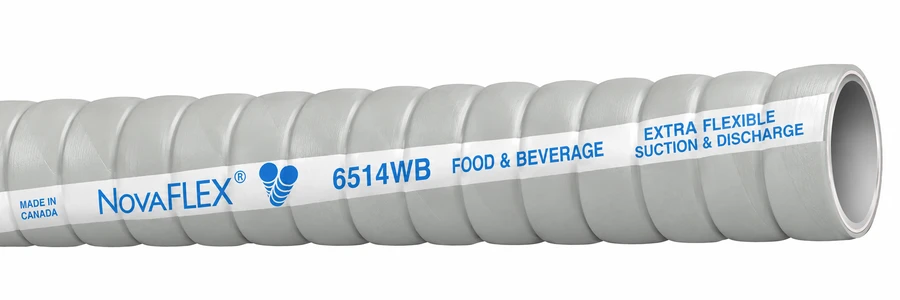 NovaFlex 6514WB Extra Flexible Connoisseurs Food & Beverage Chlorobutyl Hose Per FT