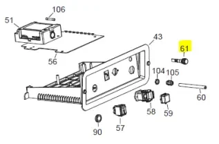 Veloci Heater Replacement Lamp 230V – 48.9024
