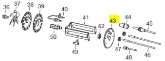Veloci Heater Replacement Burner Support Disc - Flame 115 – 48.9154