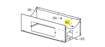 Veloci Heater Replacement Brass hose connection M5 – 48.9169