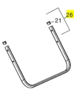 Veloci Heater Replacement Foot – 48.9194