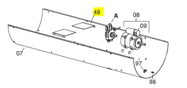 Veloci Heater Replacement Air Flap - DX – 48.9225