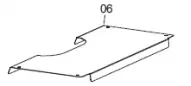 Veloci Heater Replacement Top Panel - Fire 155 – 48.9246