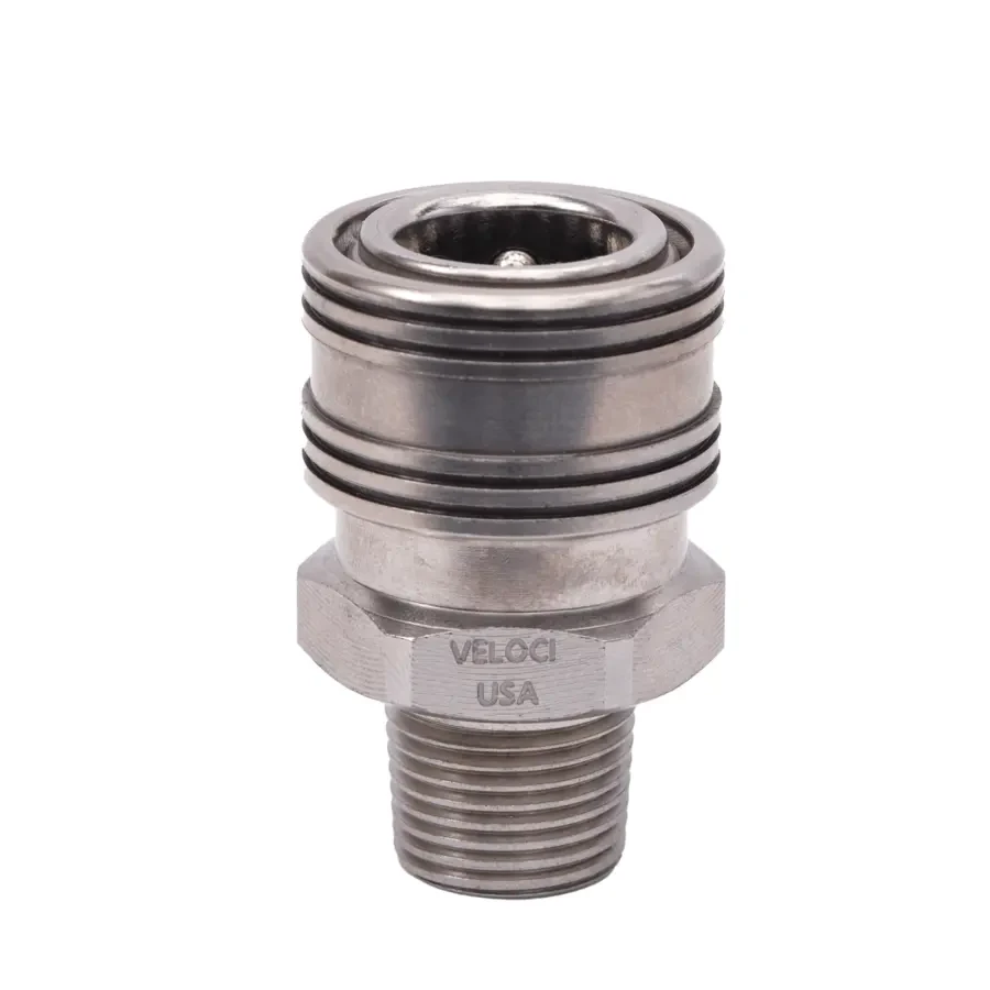 Veloci 56.0064 PRIMA STAINLESS STEEL QC SOCKET 3/8MPT