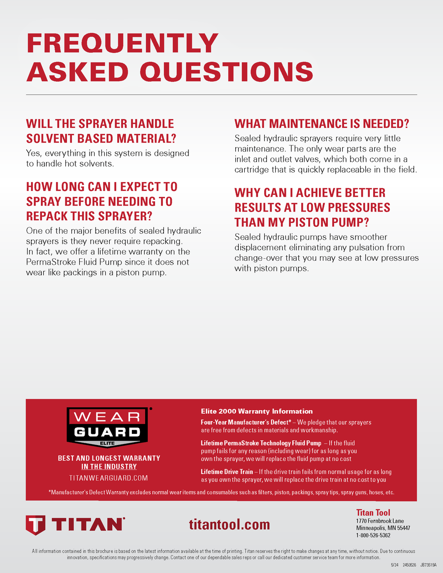 Titan 2437317 ELITE 2000 PAINTER