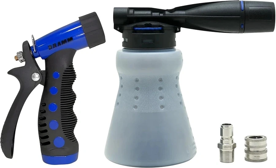 MTM Hydro 14.2005 GHF1 Low Pressure Garden Hose Foam Cannon, Garden Hose Spray Gun & SS Fittings