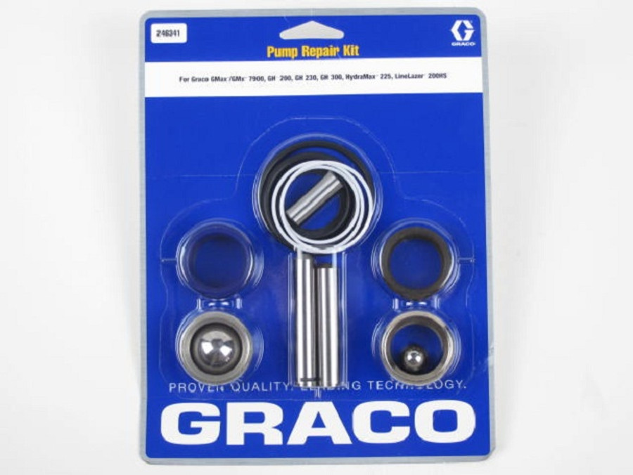 Made in the USA Replaces Graco 246341 or 246-341 Gmax 7900 repair kit. 