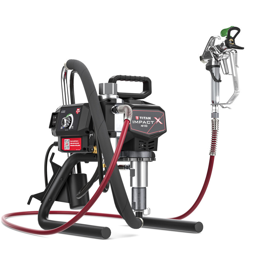 Professional Titan Impact X 410 Airless Pain Sprayer skid.