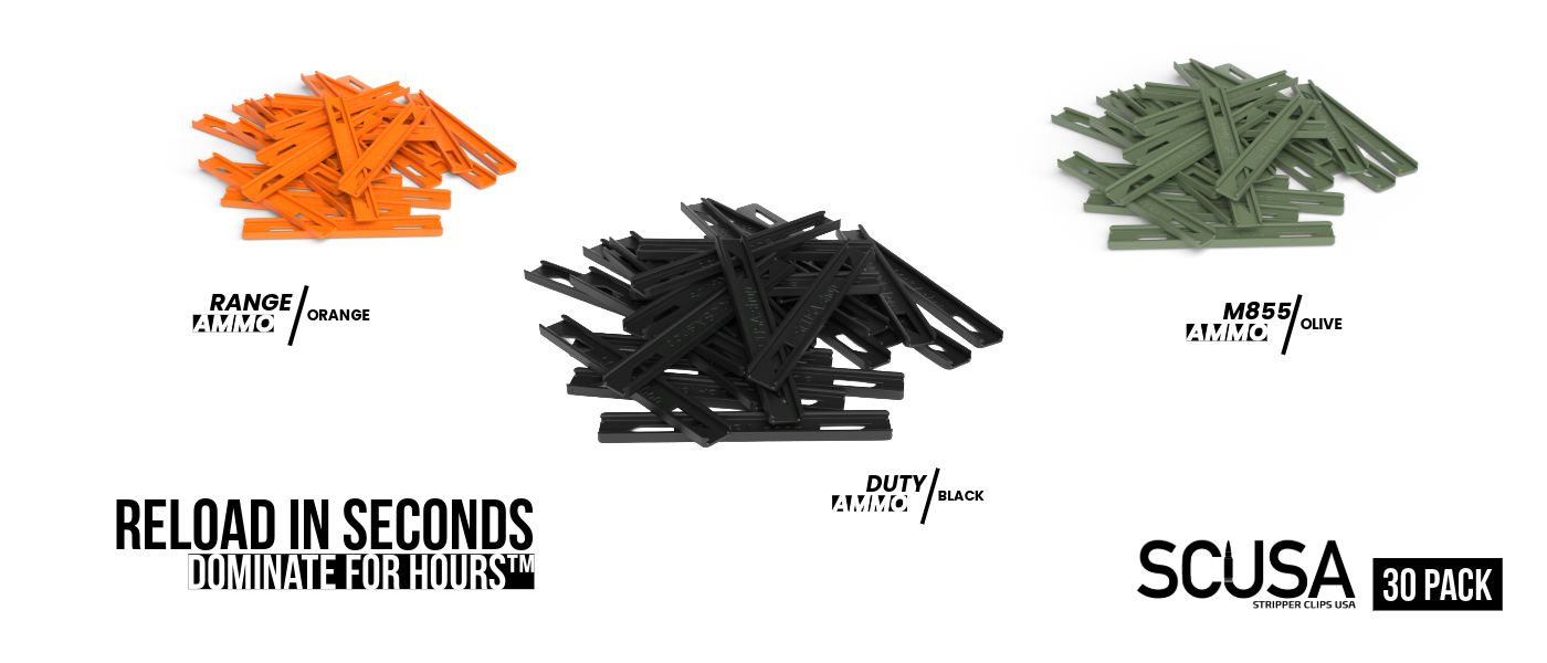 5.56 Stripper clips, SCUSA Clips, Thermold Clips