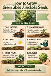 How to Grow Green Globe Artichoke Seeds