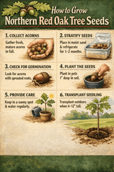 How to Grow Northern Red Oak Tree Seeds
