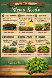How to Grow Stevia Rebaudiana Seeds