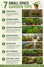 7 Small Space Garden Tips