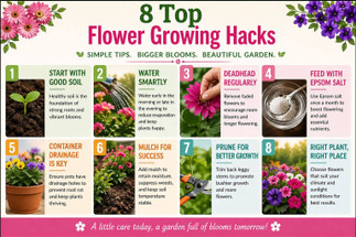 8 Top Flower Growing Hacks