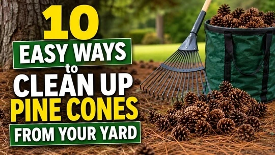 10 Easy Ways to Clean Up Pine Cones From Your Yard