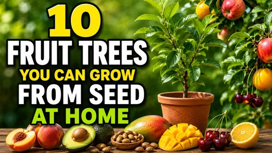 10 Fruit Trees You Can Grow From Seed at Home