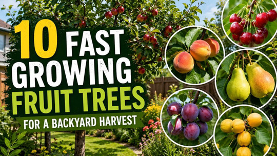 10 Fast Growing Fruit Trees for a Backyard Harvest