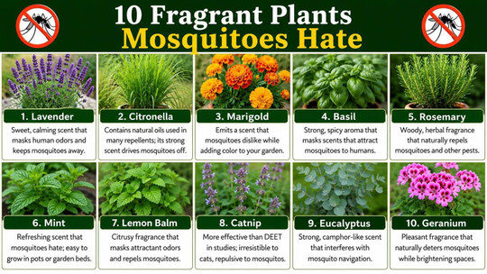 10 Fragrant Plants Mosquitoes Hate