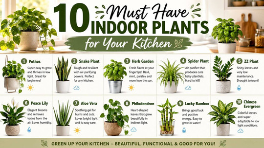10 Must-Have Indoor Plants for Your Kitchen