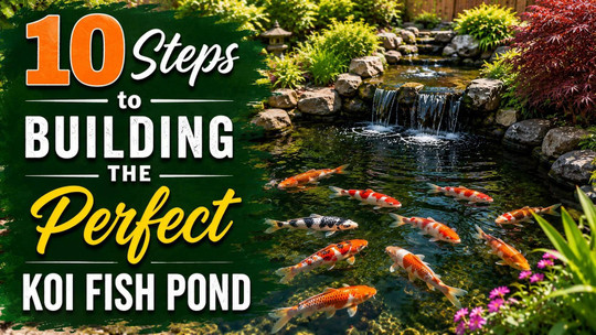 10 Steps to Building the Perfect Koi Fish Pond