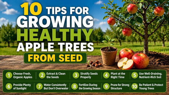 10 Tips for Growing Healthy Apple Trees from Seed