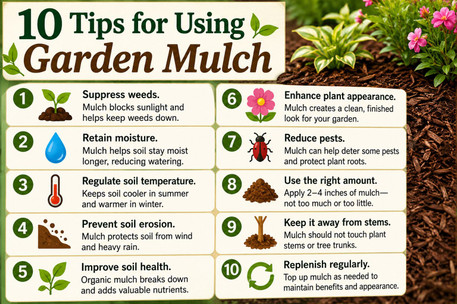 10 Tips for Using Garden Mulch Effectively