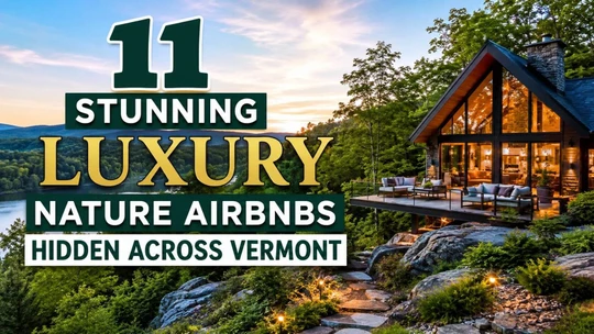 11 Stunning Luxury Nature Airbnbs Hidden Across Vermont