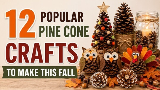 12 Popular Pine Cone Crafts to Make This Fall