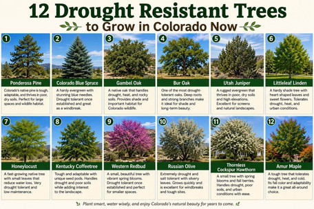 12 Drought Resistant Trees to Grow in Colorado Now
