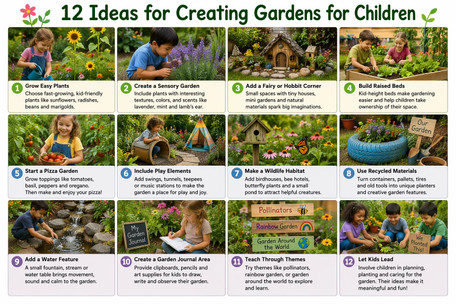 12 Ideas for Creating Gardens for Children