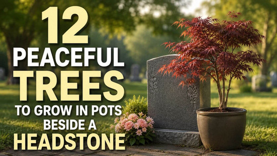 12 Peaceful Trees to Grow in Pots Beside a Headstone