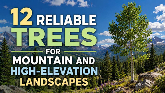 12 Reliable Trees for Mountain and High-Elevation Landscapes