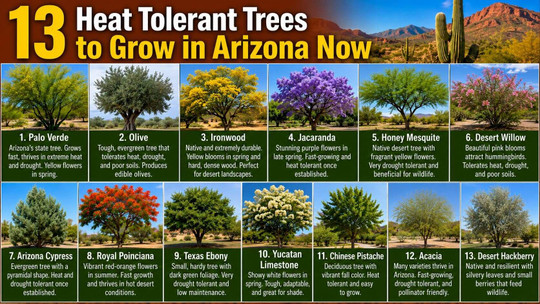 13 Heat Tolerant Trees to Grow in Arizona Now