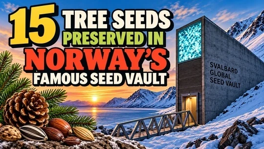 15 Tree Seeds Preserved in Norway’s Famous Seed Vault