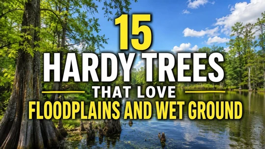 15 Hardy Trees That Love Floodplains and Wet Ground