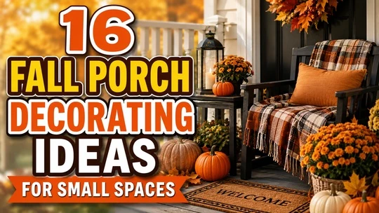 16 Fall Porch Decorating Ideas for Small Spaces