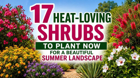 17 Heat-Loving Shrubs to Plant Now for a Beautiful Summer Landscape