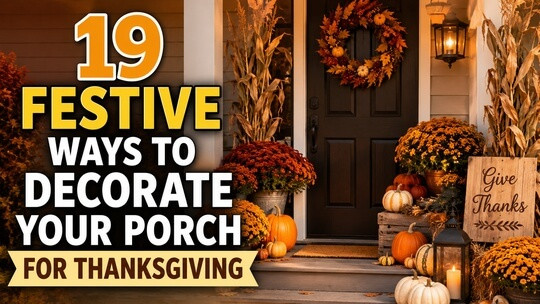 19 Festive Ways to Decorate Your Porch for Thanksgiving