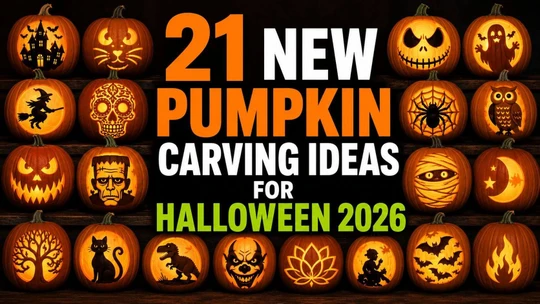 21 New Pumpkin Carving Ideas for Halloween 2026