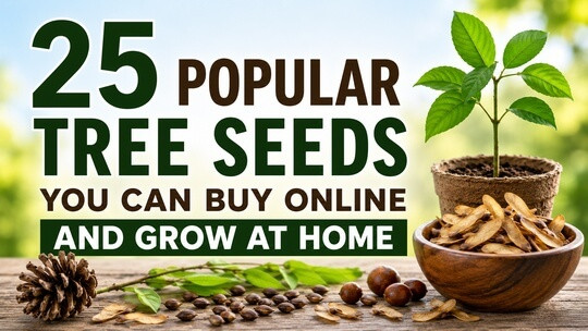 25 Popular Tree Seeds You Can Buy Online and Grow at Home