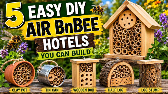 5 Easy DIY Air BnBee Hotels You Can Build