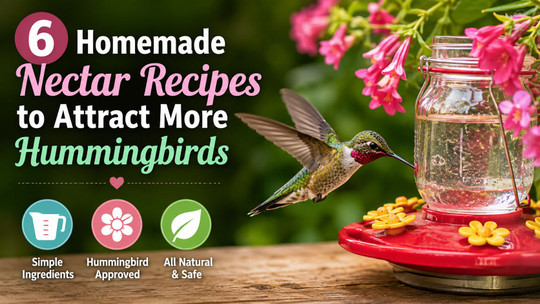 6 Homemade Nectar Recipes to Attract More Hummingbirds