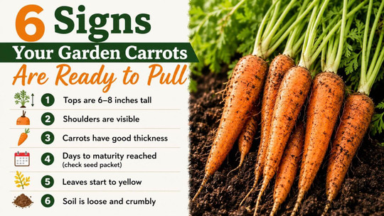 6 Signs Your Garden Carrots Are Ready to Pull