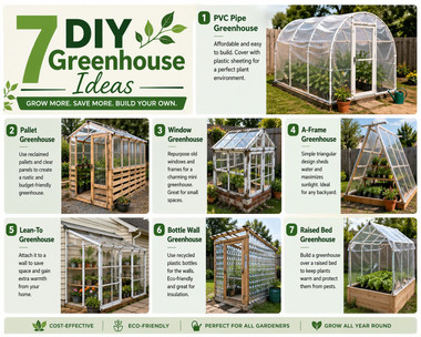 7 DIY Greenhouse Ideas