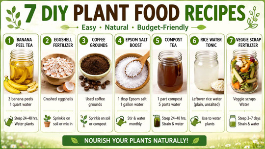 7 DIY Plant Food Recipes to Nourish Your Garden Naturally