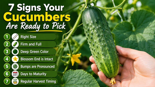 7 Signs Your Cucumbers Are Ready to Pick