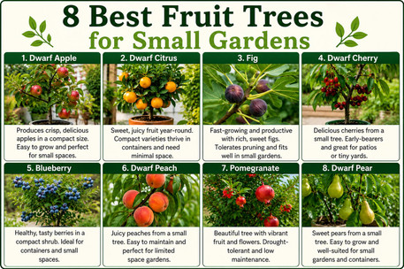 8 Best Fruit Trees for Small Gardens
