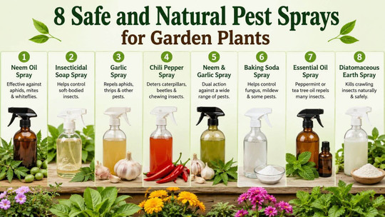 8 Safe and Natural Pest Sprays for Garden Plants