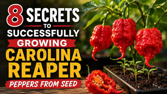 8 Secrets to Successfully Growing Carolina Reaper Peppers from Seed